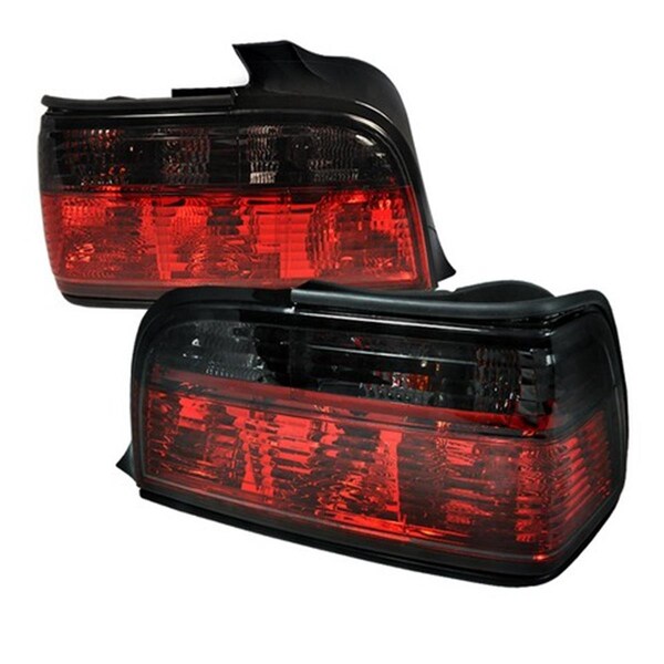 Overtime 3 Series Altezza 4 Door Tail Light for 92 to 98 BMW E36 Red & Smoke - 10 x 19 x 25 in. OV2654271 - main